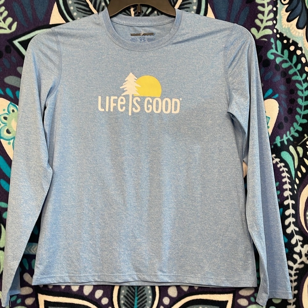 NWOT Life Is Good long sleeve shirt XS - Picture 2 of 4
